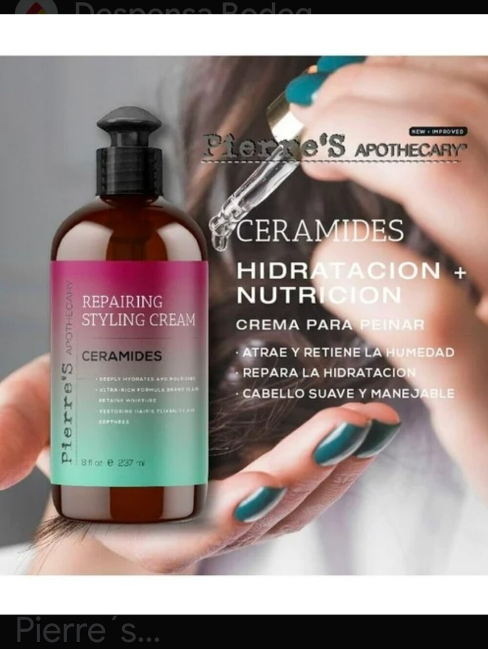 Pierre's Apothecary Repairing Styling Cream with Ceramides - Picture 2 of 2